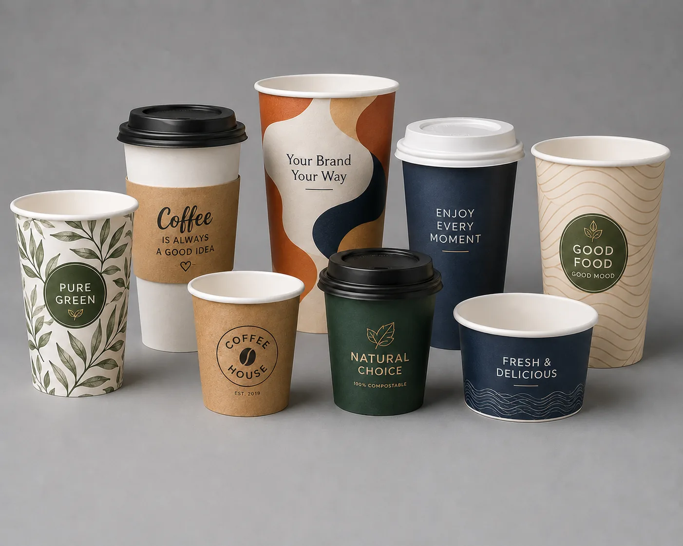 Paper hot & cold cups — wholesale supply by Leen Trade